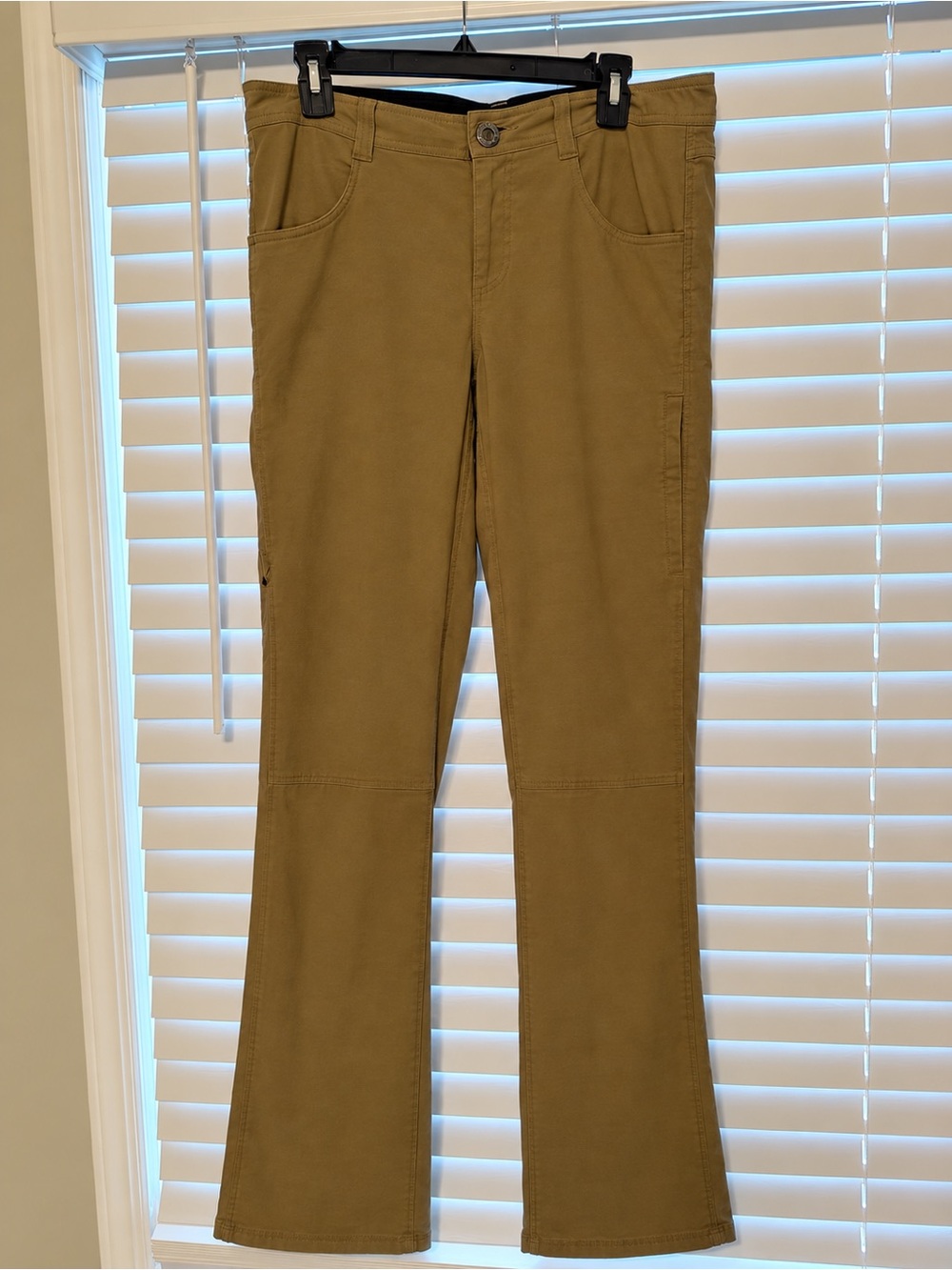 Men's Orvis Olive Brown Utility Fleece Lined Pants
